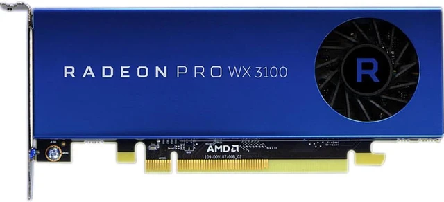 Main image of ZZ 389522_13 AMD Radeon Pro WX 3100 100-505999 PCI-Express x16 (x8 Electrical) Half Height Workstation Video Card