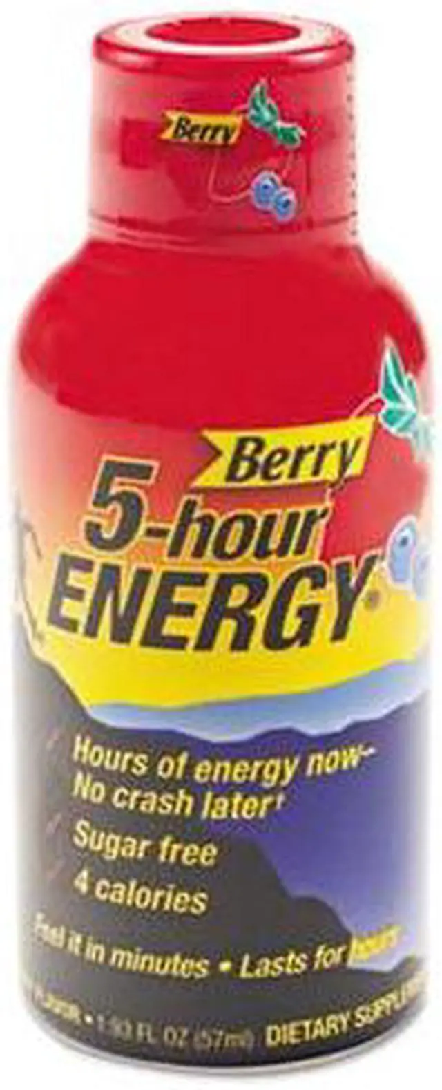 Alt view image 11 of 11 - 5 Hour Energy Energy Drink Berry 1.93oz Bottle 12/Pack SN500181