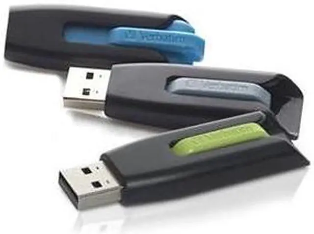 Alt view image 3 of 10 - VERBATIM AMERICAS LLC 99126 3PK 16GB V3 USB 3.0 FLASH DRIVE