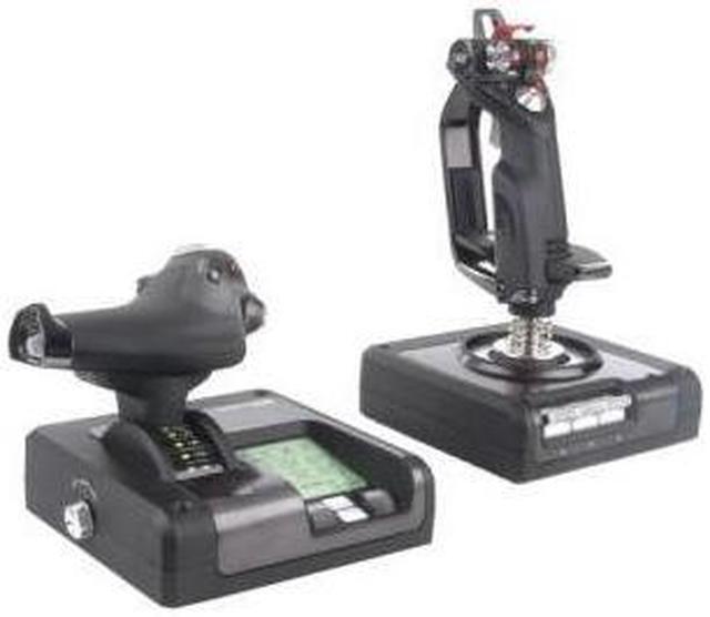 Alt view image 7 of 14 - Logitech G Saitek X52 Pro Flight Control System for PC - Black
