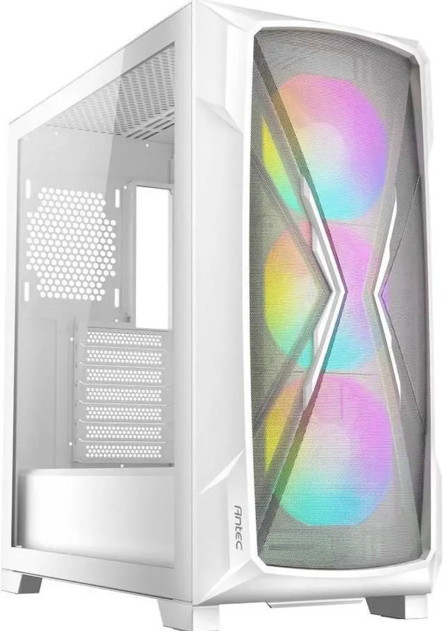 Alt view image 10 of 10 - Antec Dark League DP505 White, High-Airflow Mesh Front Panel, 3 x 120mm ARGB Fans, ARGB & PWM Hub, 8 x Rubber Grommets & 3 x Cable Ties, Type-C 3.2 Gen2, GPU Bracket, Mid-Tower E-ATX Gaming Case