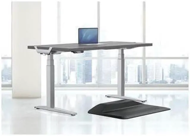 Alt view image 16 of 16 - Fellowes - 9650001 - Fellowes High Pressure Laminate Desktop Gray Ash - 48x24 - Gray Ash Rectangle, High Pressure