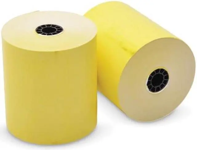 Alt view image 6 of 6 - Iconex Direct Thermal Printing Thermal Paper Rolls 3.13" x 230 ft Canary