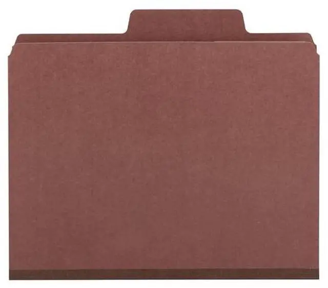 Alt view image 9 of 9 - Smead SuperTab Classif. Folder w/ Div Ltr 10/BX 2" Exp RD 14070