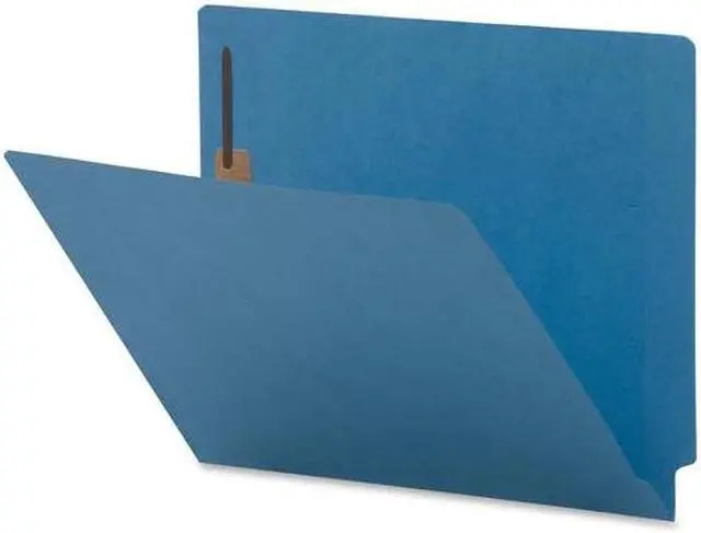 Alt view image 5 of 5 - Sparco Fastener Folders 2-Ply End Tab 2 Fastener Letter 50/BX Blue SP17242