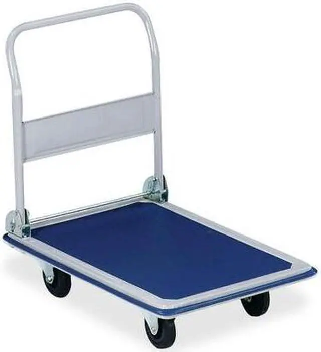 Alt view image 3 of 3 - Sparco Folding Platform Truck 330 lb 18-1/8"x29"x29-1/2" Blue/GY 02039