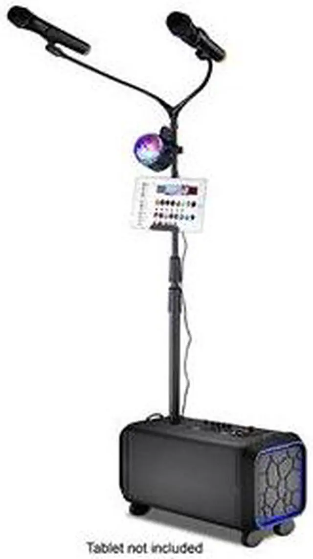 Alt view image 8 of 9 - Supersonic Portable PA System Karaoke Speaker With Remote Control IQ Sound IQ-906K