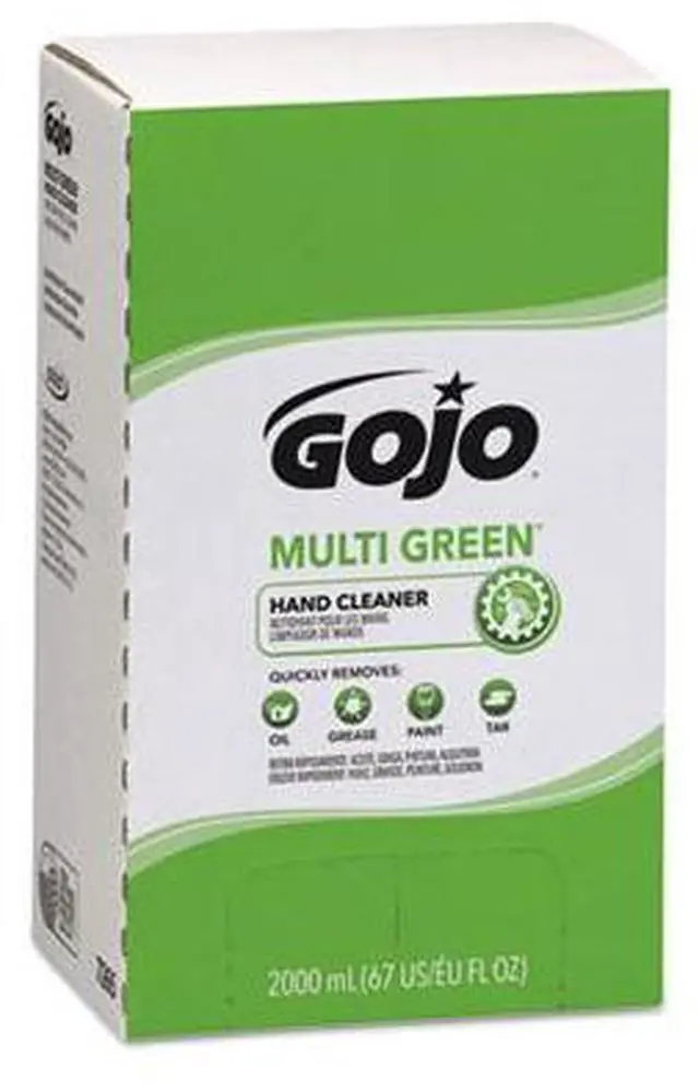 Alt view image 14 of 20 - Gojo MULTI GREEN Hand Cleaner Refill 2000mL Citrus Scent Green 1/Carton 7265