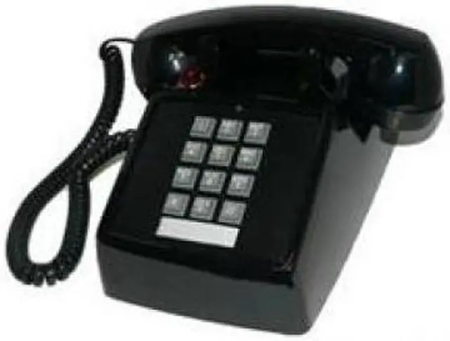 Main image of CORTELCO ITT-2500-27M-BK 250000-VBA-27M Desk w/ Message - Black