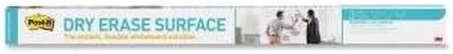 Main image of 3M DEF8X4 Post-it Dry Erase Surface - 48" x 96" White Film - 1 / Pack