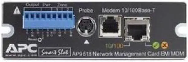 Main image of APC AP9618 NETWORK MANAGEMENT CARD ENVIRONMENTAL MONITORING RJ11