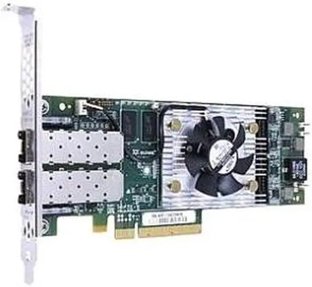 Main image of QLOGIC QLE8362-SR-CK QLogic QLE8362 10Gigabit Ethernet Card - PCI Express x8 - 2 Port(s) - Optical Fiber - Low-profile
