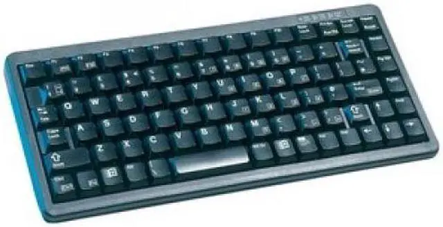 Main image of CHERRY G84-4100LCMUS-2 Black 11 ultraslim keyboard.
