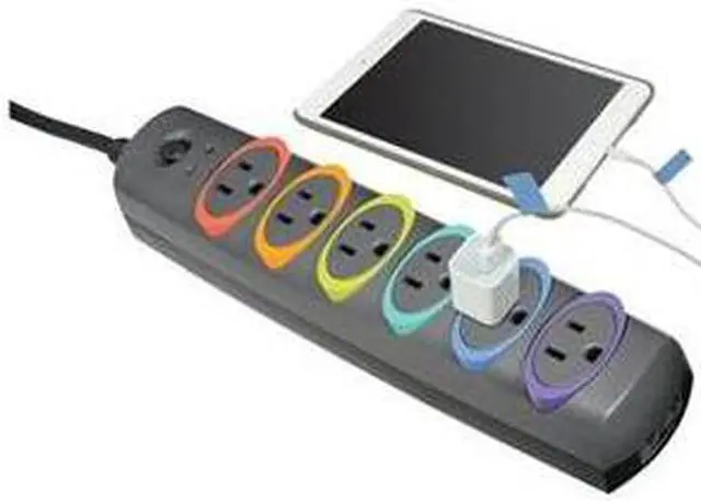Main image of KENSINGTON TECHNOLOGY K62146NA SMARTSOCKETS BASIC SURGE STRIP