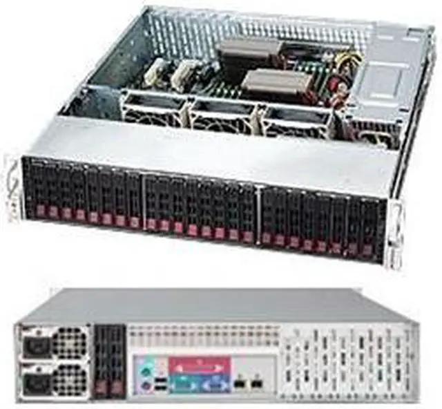 Main image of SuperMicro SuperChassis 216BE1C-R920LPB, 2U chassis support for max. motherboard size - 13" x 13.68", E-ATX and ATX
