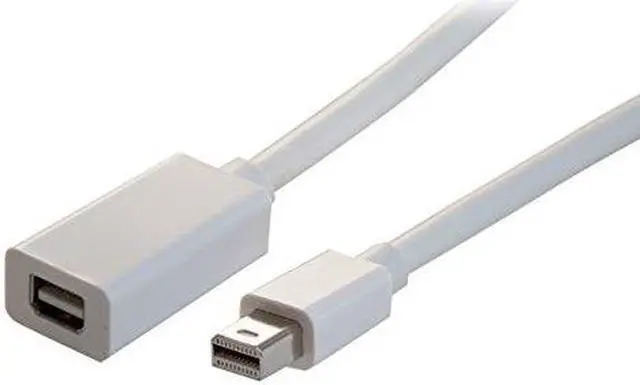 Main image of Comprehensive MDPP-J-6ST Comprehensive Mini DisplayPort Male to Female Cable 6ft - Mini DisplayPort for Audio/Video Device - 1.35 GB/s - 6 ft - 1 x Mini DisplayPort Male Digital Audio/Video - 1 x Mini