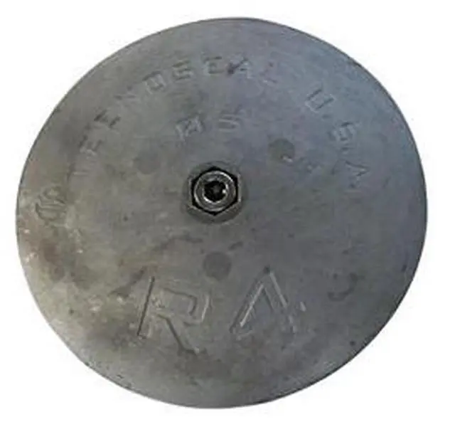 Alt view image 2 of 5 - Tecnoseal R4 Rudder Anode - Zinc - 5" Diameter