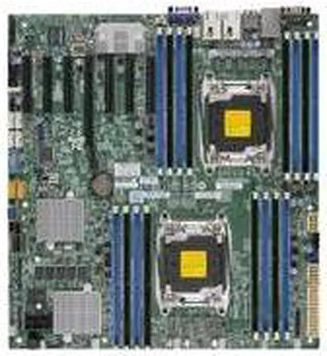 Main image of SUPERMICRO X10DRH-CT-O Supermicro X10DRH-CT-O Dual LGA2011 Intel C612 DDR4 SATA3 and SAS3 and USB3.0 V and 2GbE EATX Server Motherboard