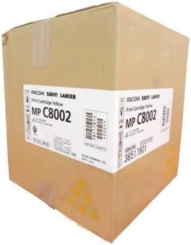 Main image of Yellow Toner Cartridge for Ricoh 841781 MP C6502SP, MP C8002SP, Genuine Ricoh Brand
