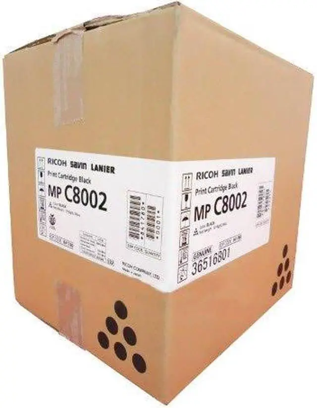 Main image of Black Toner Cartridge for Ricoh 841780 MP C6502SP, MP C8002SP, Genuine Ricoh Brand
