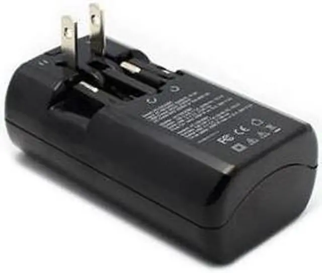 Alt view image 2 of 5 - LENMAR AC150USBK Ultra Compact All-in-One Travel Adapter with USB Port ,Black