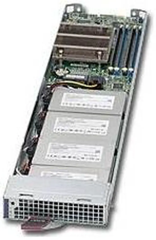 Main image of SUPERMICRO MBI-6118D-T4-PACK Supermicro MicroBlade MBI-6118D-T4 LGA1150 Server Blade Module Pack (Black)