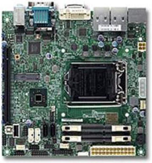 SUPERMICRO MBD-X10SLV-Q-O X10SLV-Q - Motherboard - mini ITX - LGA1150  Socket - Q87 - USB 3.0 - 2 x Gigabit LAN - onboard graphics (CPU required)  - HD