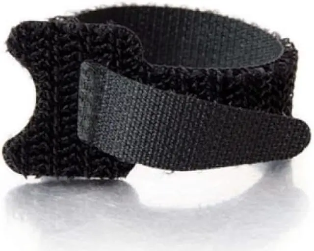 Main image of C2G 29858  - Cable strap - black (pack of 12 )