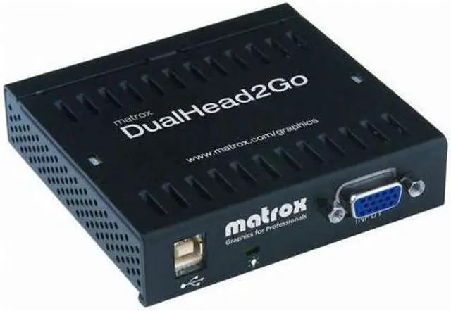 Main image of MATROX D2G-A2A-IF Matrox DualHead2Go Analog Edition External Multi-Display Adapter