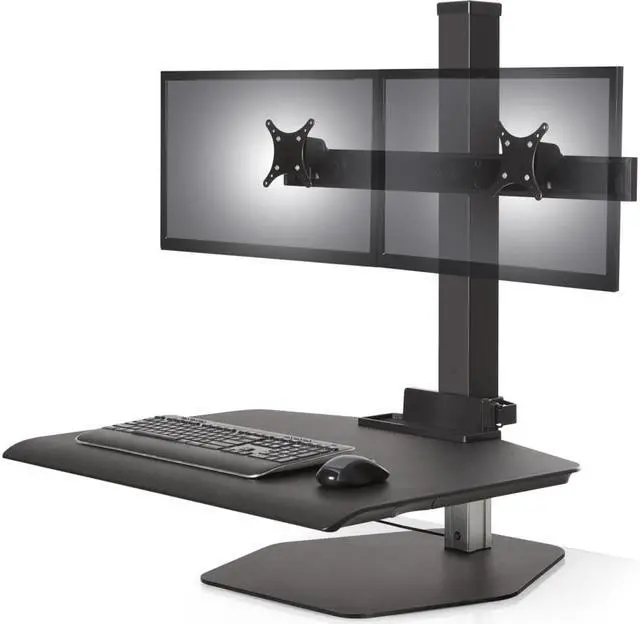 Main image of Ergotech WNST-2-104 Winston Sit Stand Wkstn Dual Mntr Supports 10-26Lbs Blk Taa