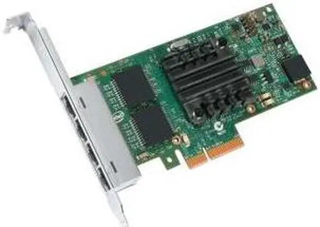 Main image of Intel I350T4V2BLK Ethernet Server Adapter I350-T4 PCI Express 2.1 x4 - 4 Port(s) - 4 x Network (RJ-45) - Twisted Pair - Low-profile, Full-height - Bulk