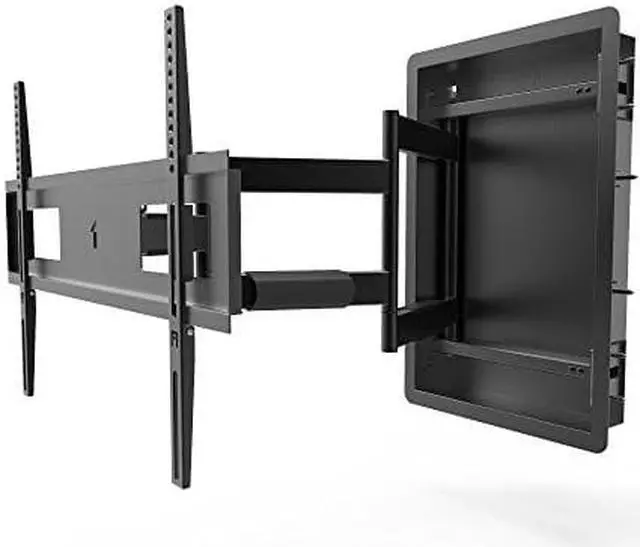 Alt view image 4 of 12 - Kanto R500 Recessed In-Wall Full Motion TV Mount for 46-inch to 80-inch TVs