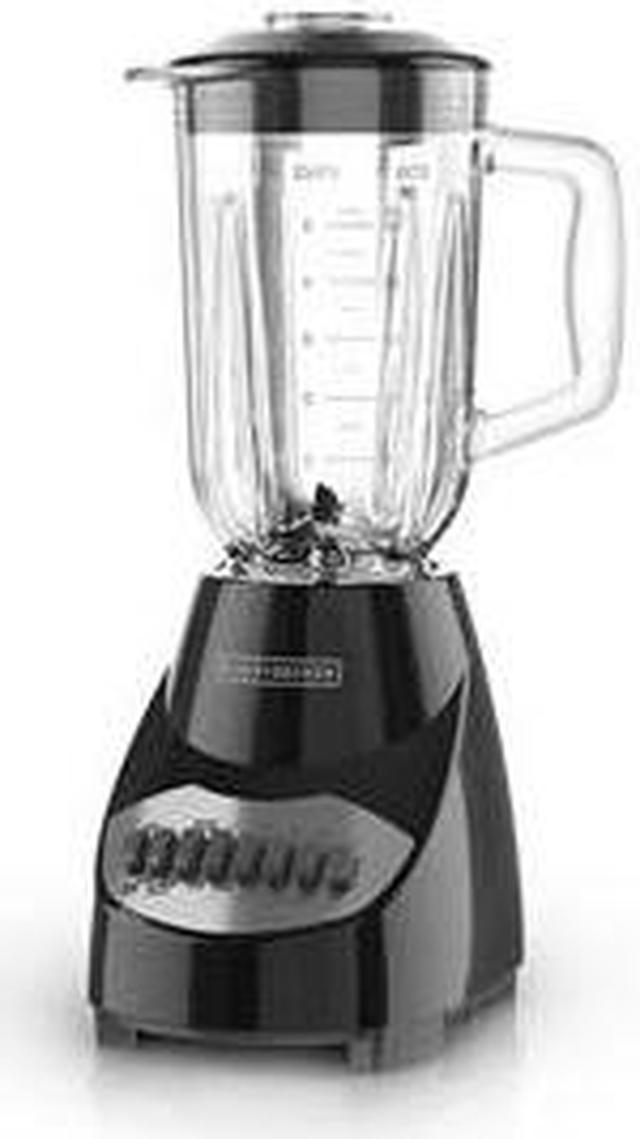 BL2010BG 10-Speed Glass Jar Blender, Black