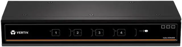 Main image of Vertiv Cybex Secure 4K UHD KVM 4-Port DVI-I DP DualHead EAL4+ NIAP KVM Switch