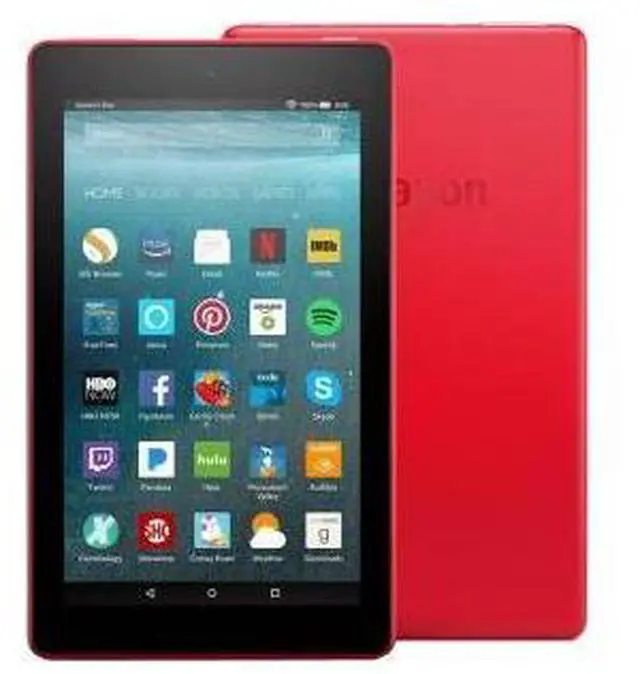 Alt view image 12 of 16 - Amazon - Fire 7 - 7" - Tablet - 16GB 7th Generation, 2017 Release - Punch Red