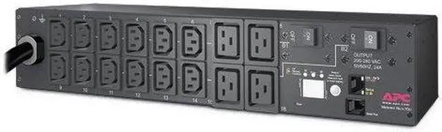 Main image of Schneider Electric AP7811B RACK PDU, METERED, 2U, 30A,