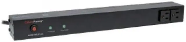 Main image of CyberPower RKBS15S2F12R  Rackbar Surge Protection RKBS15S2F12R Zero-U/1U - Surge suppressor ( rack-mountable ) - AC 120 V - 14 output connector(s)