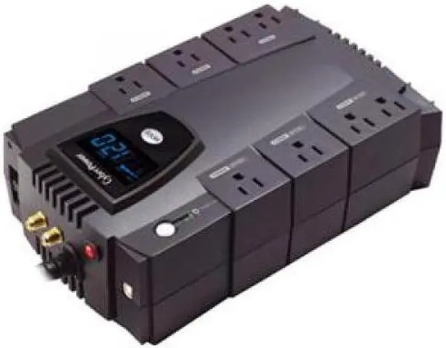 Main image of CyberPower CP825AVRLCD  CP825AVRLCD - UPS - 450 Watt - 825 VA - USB - 8 output connector(s)