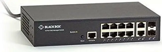 Alt view image 3 of 5 - Black Box LGB1110A L2+ Switch Delivers Management Simplicity, Lower Cost Of Ownership, Plus Fiber U