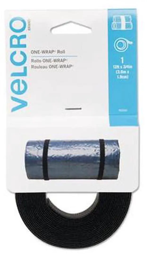 Alt view image 13 of 20 - VELCRO USA Inc VEK90340 Get A Grip Velcro - 0.75" x 12.00 ft. - Black