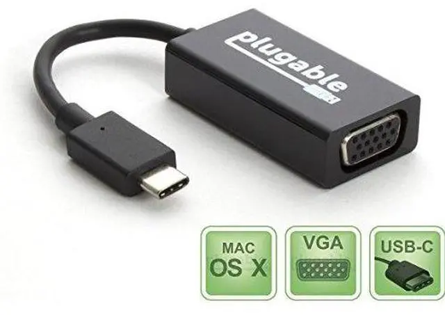 Alt view image 6 of 18 - Plugable Usb 3.1 Type-C To Vga Adapter