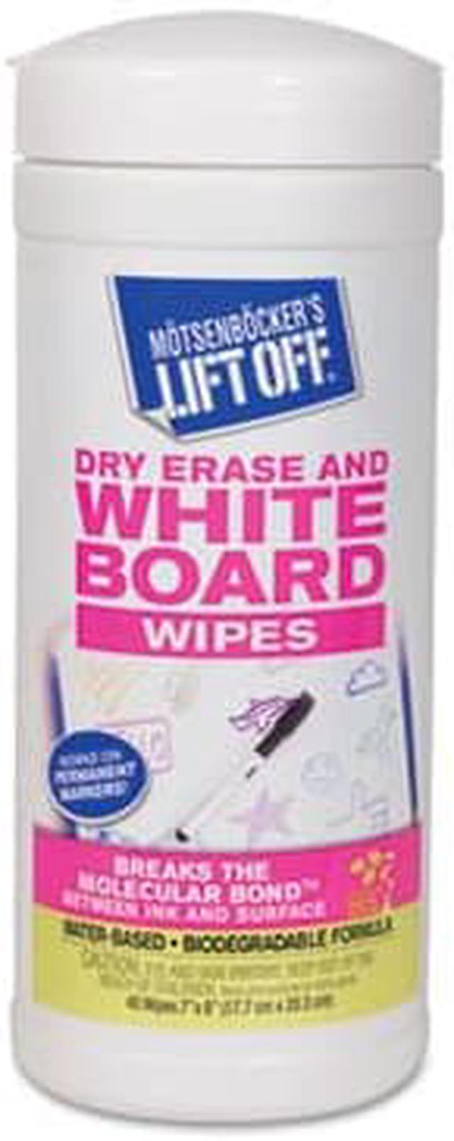 Dry Erase Cleaner Wipes, Cloth, 7 x 12, 40/Canister, 6 Canisters/Carton Dry Erase Cleaner Wipes, Cloth, 7 x 12, 40/Canister, 6 Canisters/Carton