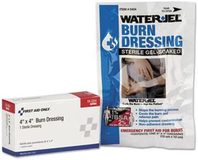 Alt view image 3 of 7 - First Aid Only SmartCompliance Refill Burn Dressing 4 x 4 White 16004
