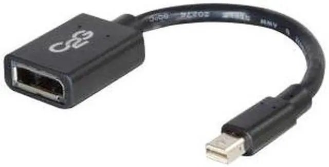 Main image of Cables To Go 54303 6in C2G Mini DisplayPort M to DP F BK