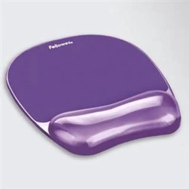 Main image of FELLOWES 91441 PURPLE CRYSTAL MOUSEPAD/WRIST REST