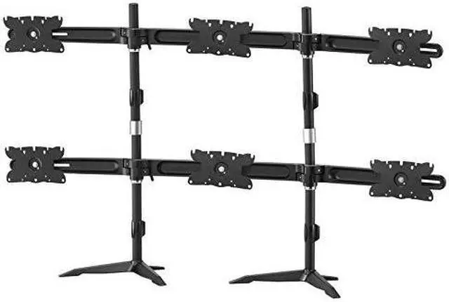 Main image of Amer Networks, Inc AMR6S32 HEAVY DUTY 6 MONITOR DESK