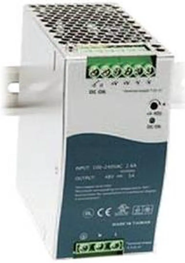 Main image of Transition Networks 25104  - Power adapter ( DIN rail mountable ) - AC 88-132/ DC 124-370 V - 240 Watt