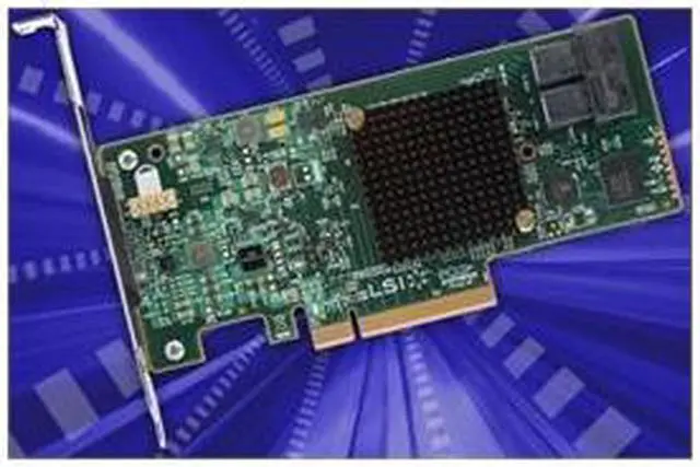 Main image of LSI LSI00407  Logic Controller Card MegaRAID 9341-8i Single 8Port SATA/SAS PCI Express 3.0 12Gb/s Low Profile Brown Box