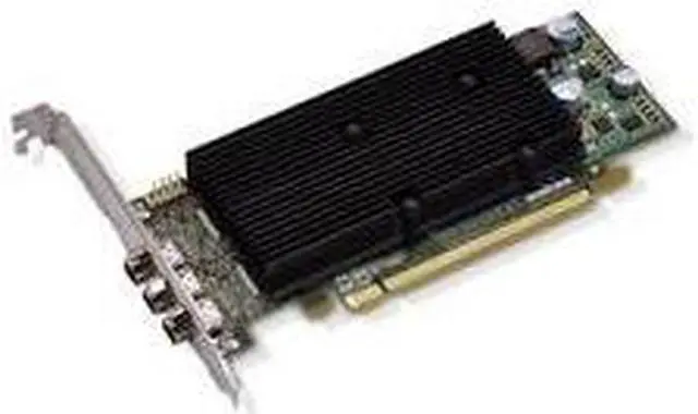 Main image of matrox M9138-E1024LAF Matrox Video Card M9138-E1024LAF Low Profile PCI Express x16 Display Port With 1GB Of Memory Brown Box