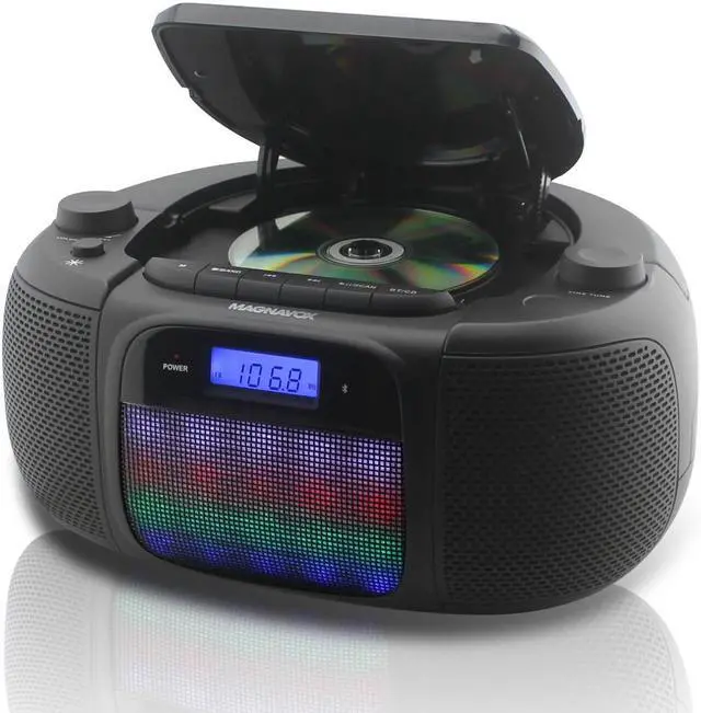 Main image of MAGNAVOX PTMV6972 CD Boombox with Digital PLL AM/FM Stereo Radio and Bluetooth MD6972